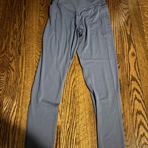 aerie Slate Blue High-Rise Crossover Leggings